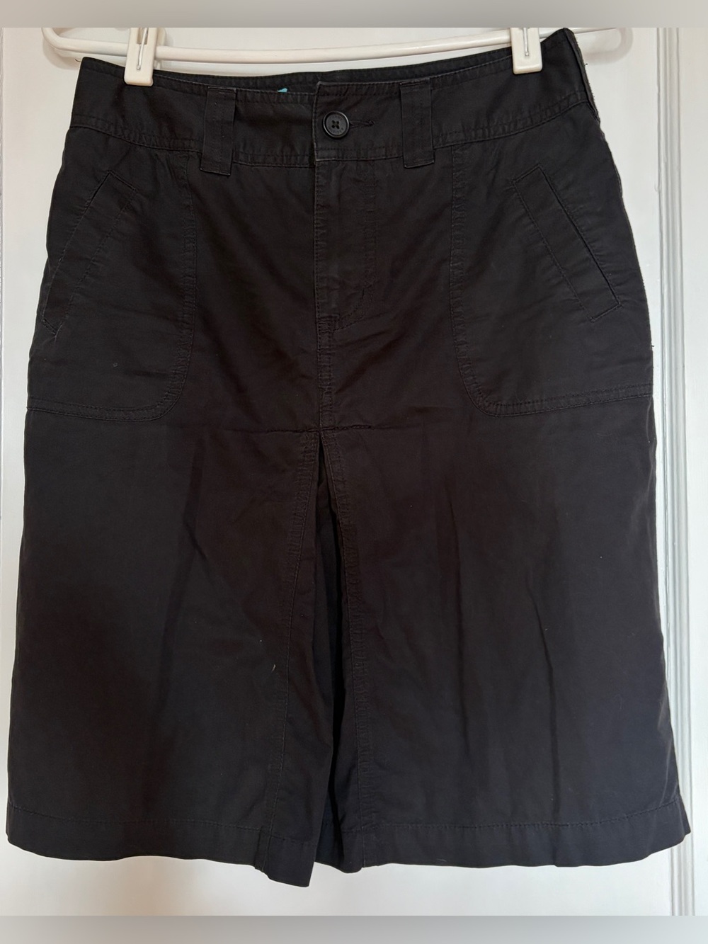 Tommy Hilfiger black cotton skirt